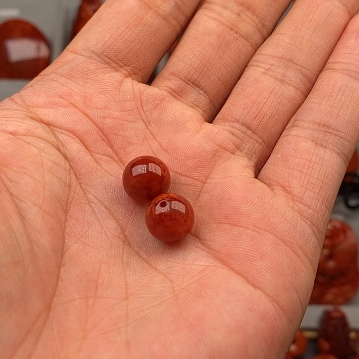 南红玛瑙配珠10未镶嵌Z***O