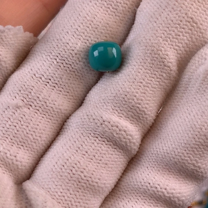 绿松石未镶嵌配饰蓥7.6*6.8