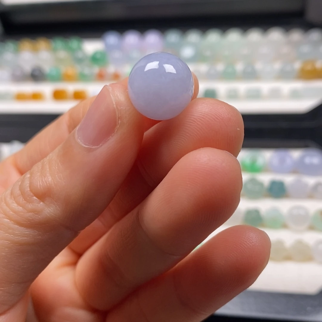 翡翠散珠卡12.5蓝紫