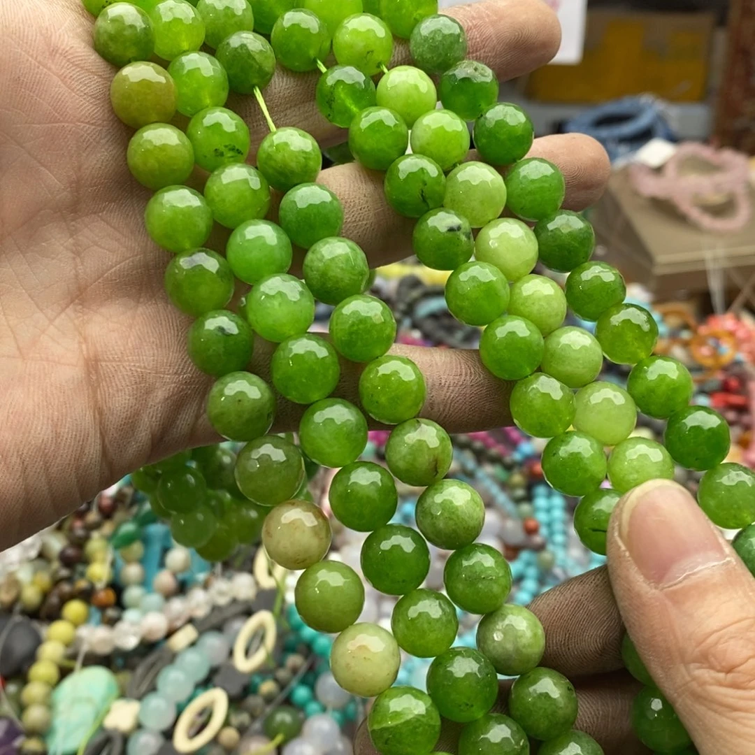 玛瑙/玉髓未镶嵌珠宝半成品一条10mmL150