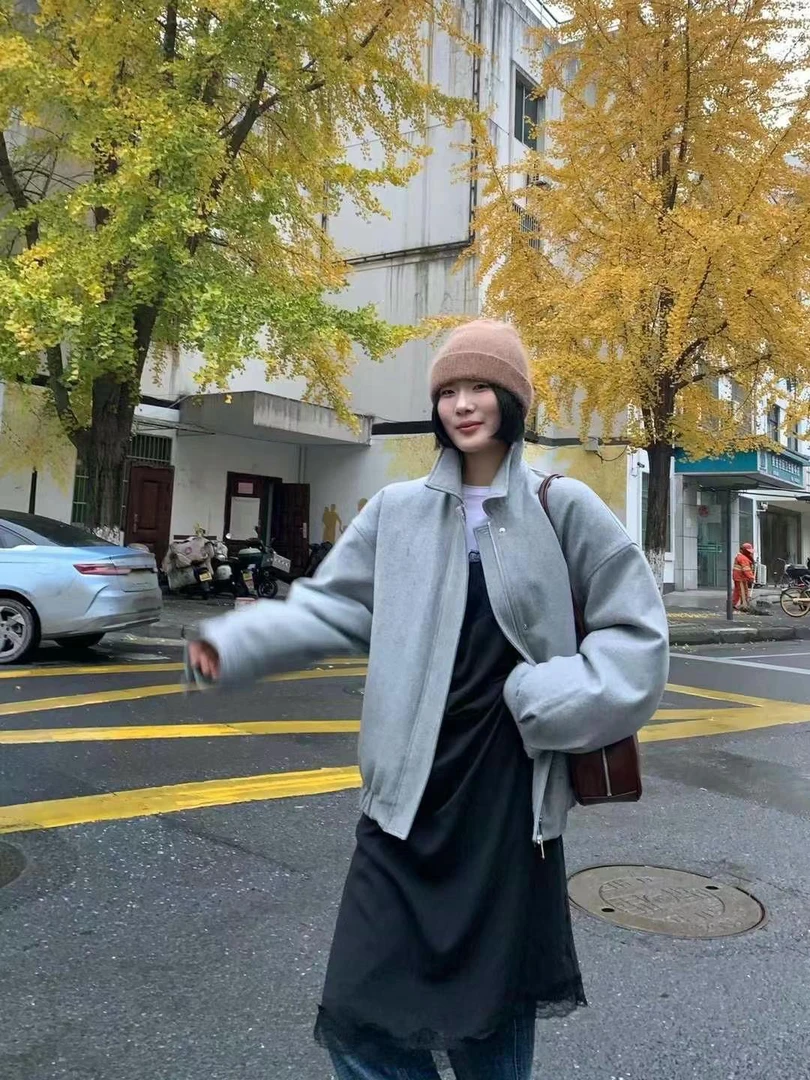 Az LongQuan 川久鹅绒服 设计师新款时尚百搭外套247027