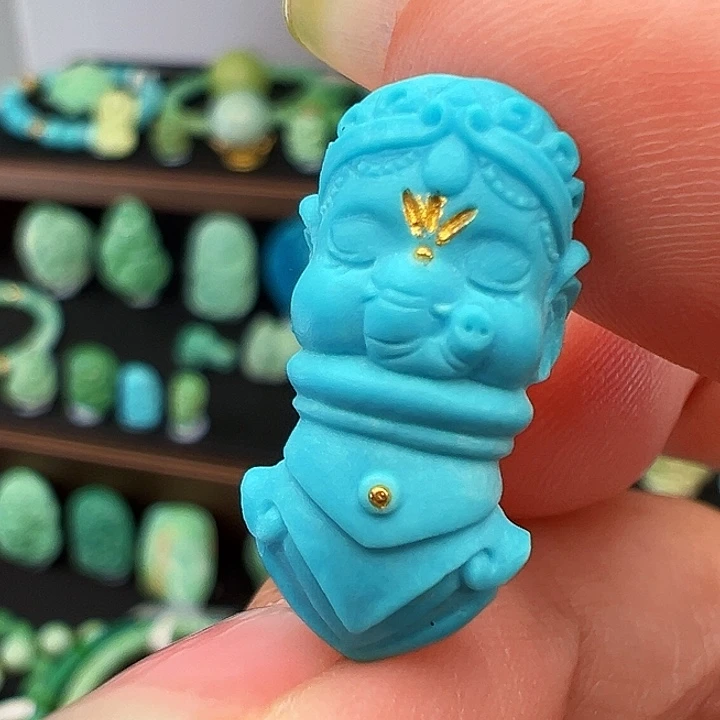 绿松石未镶嵌主播万珍