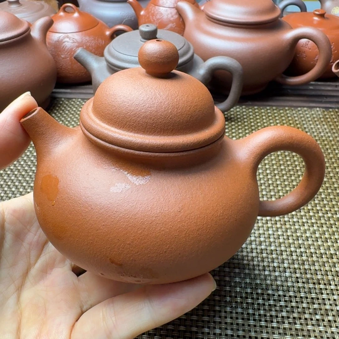 战***神茶壶紫砂190cc小红泥