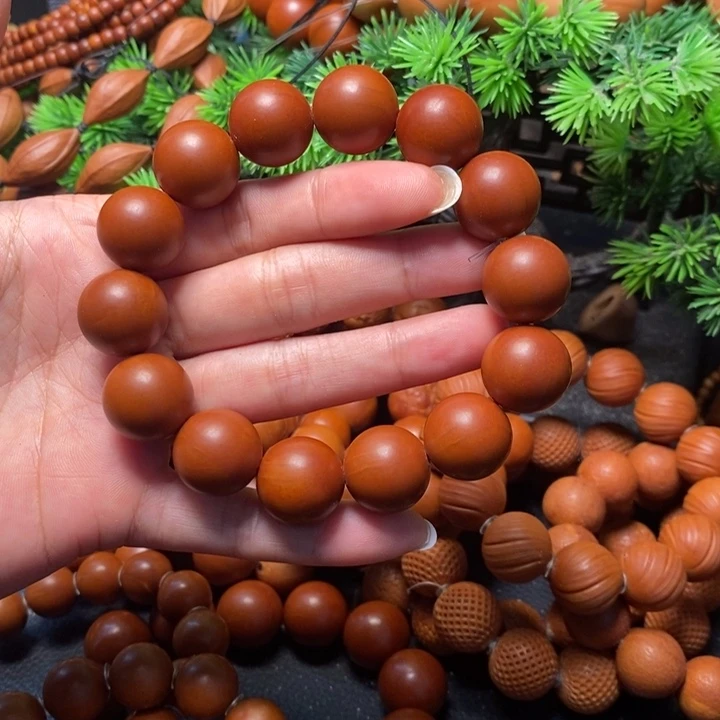 橄榄核手串1.65尺寸树王光珠