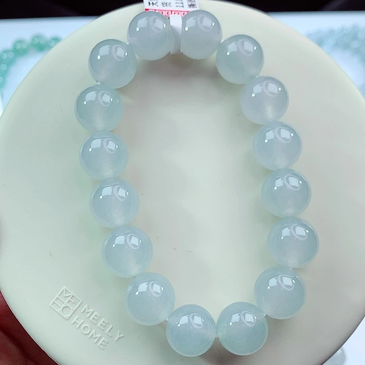 翡翠未镶嵌手链卡12.7