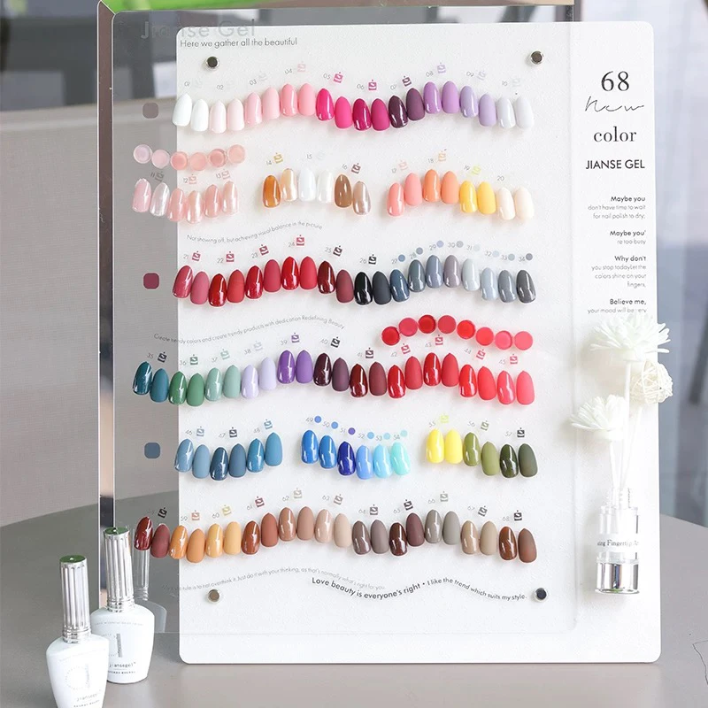 简色68色复古甲油胶年新款流行色美甲店开店专用光疗甲油胶套装