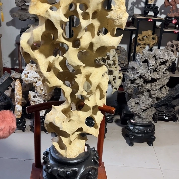 禅***提石材太湖家居摆件