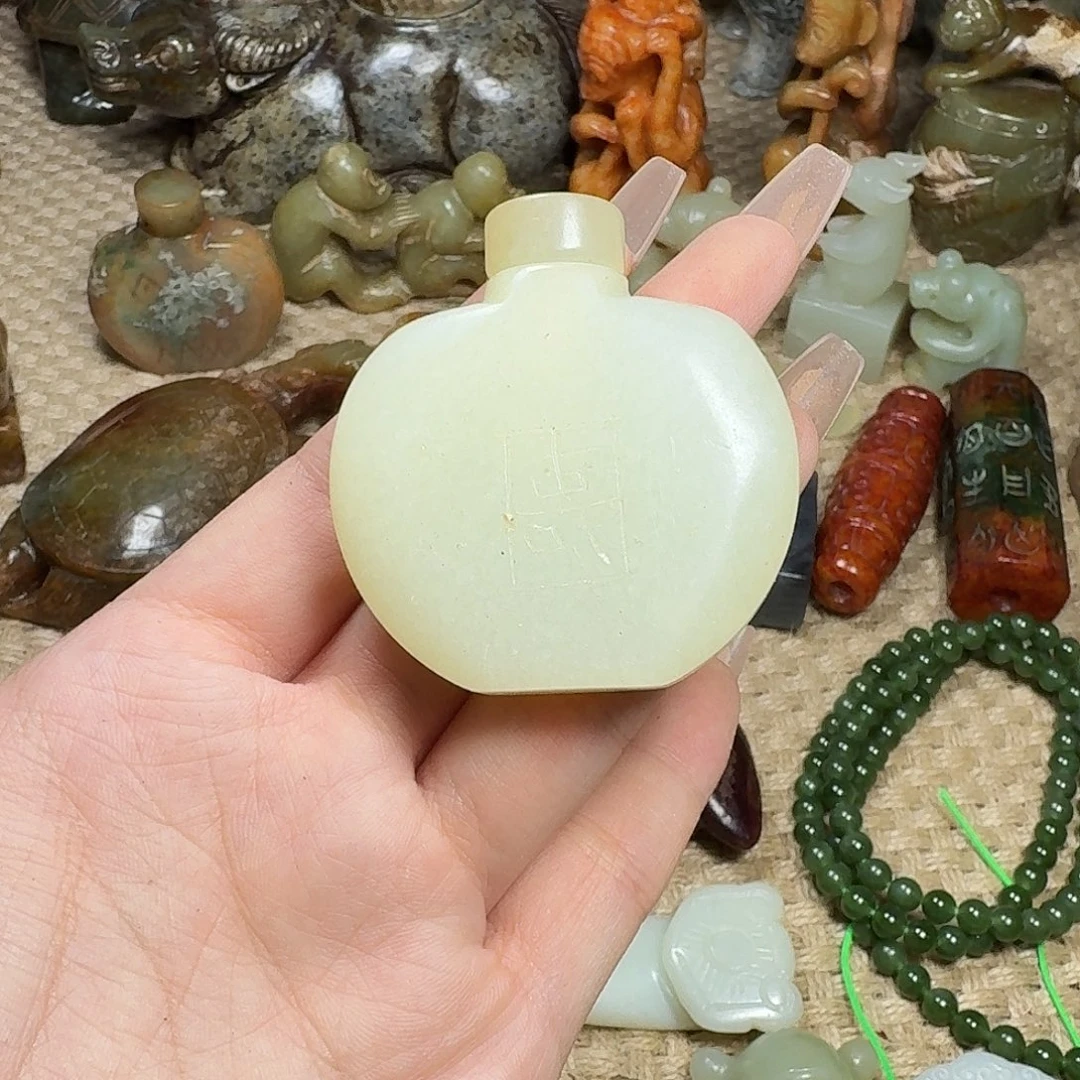 白玉菩提吊坠挂件