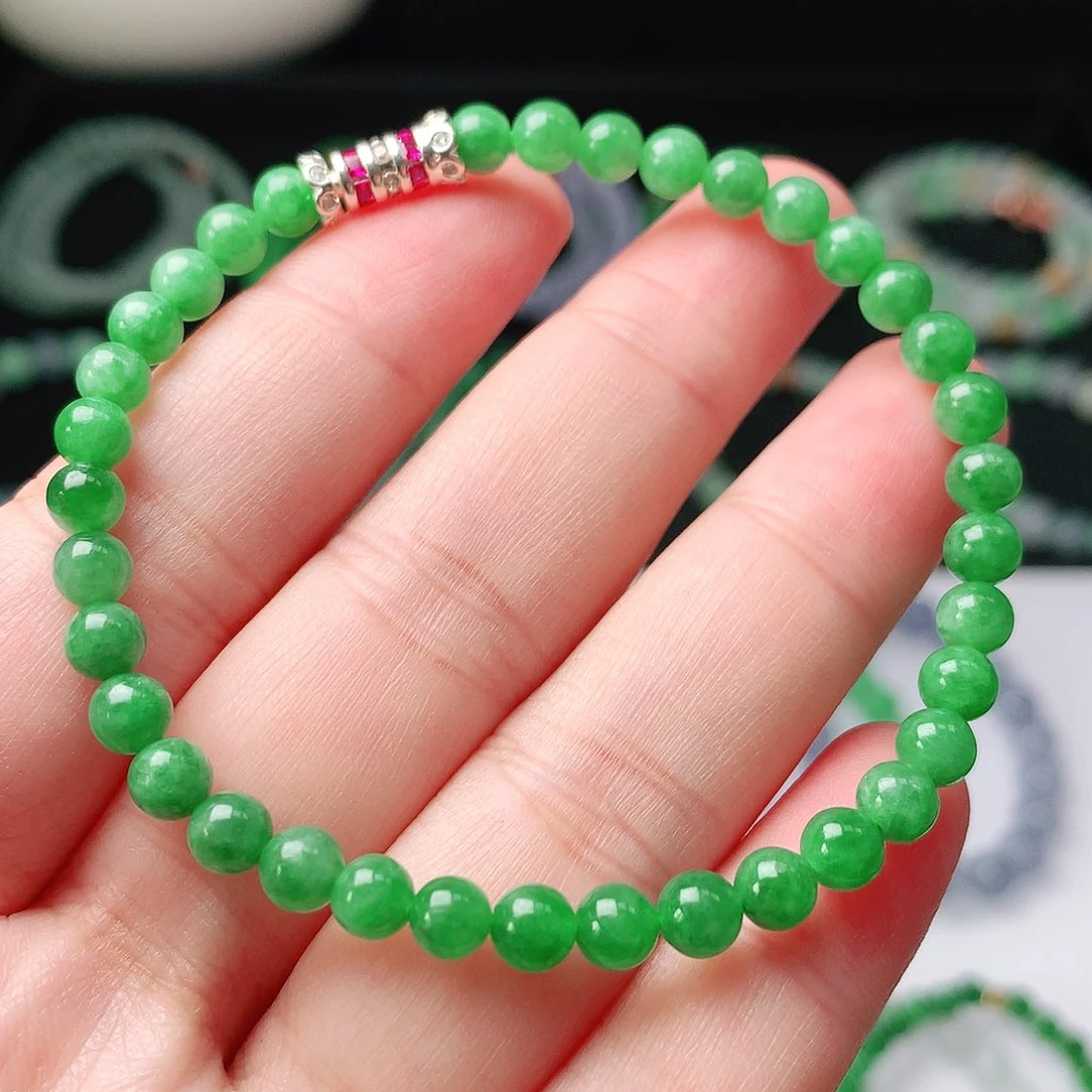 未镶嵌手链翡翠翡翠