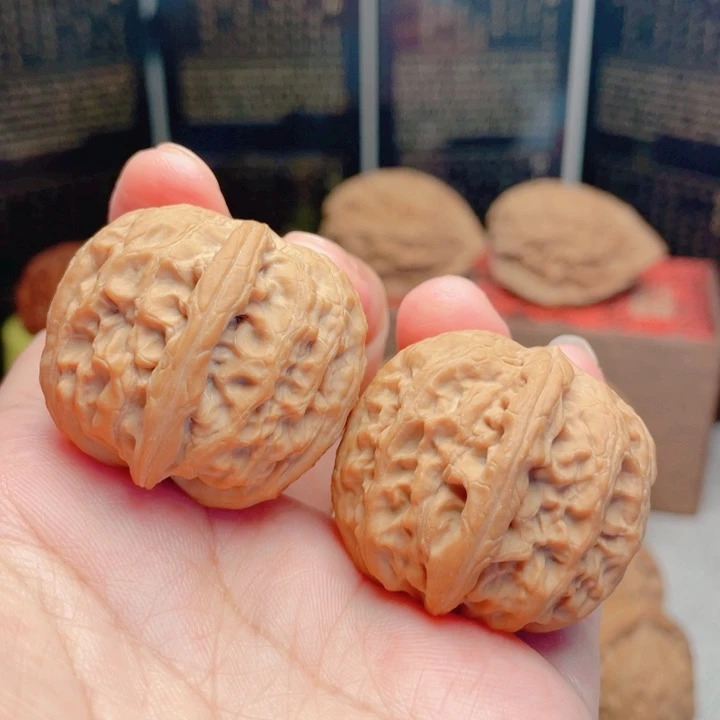 文玩核桃吊坠34全品石子元宝