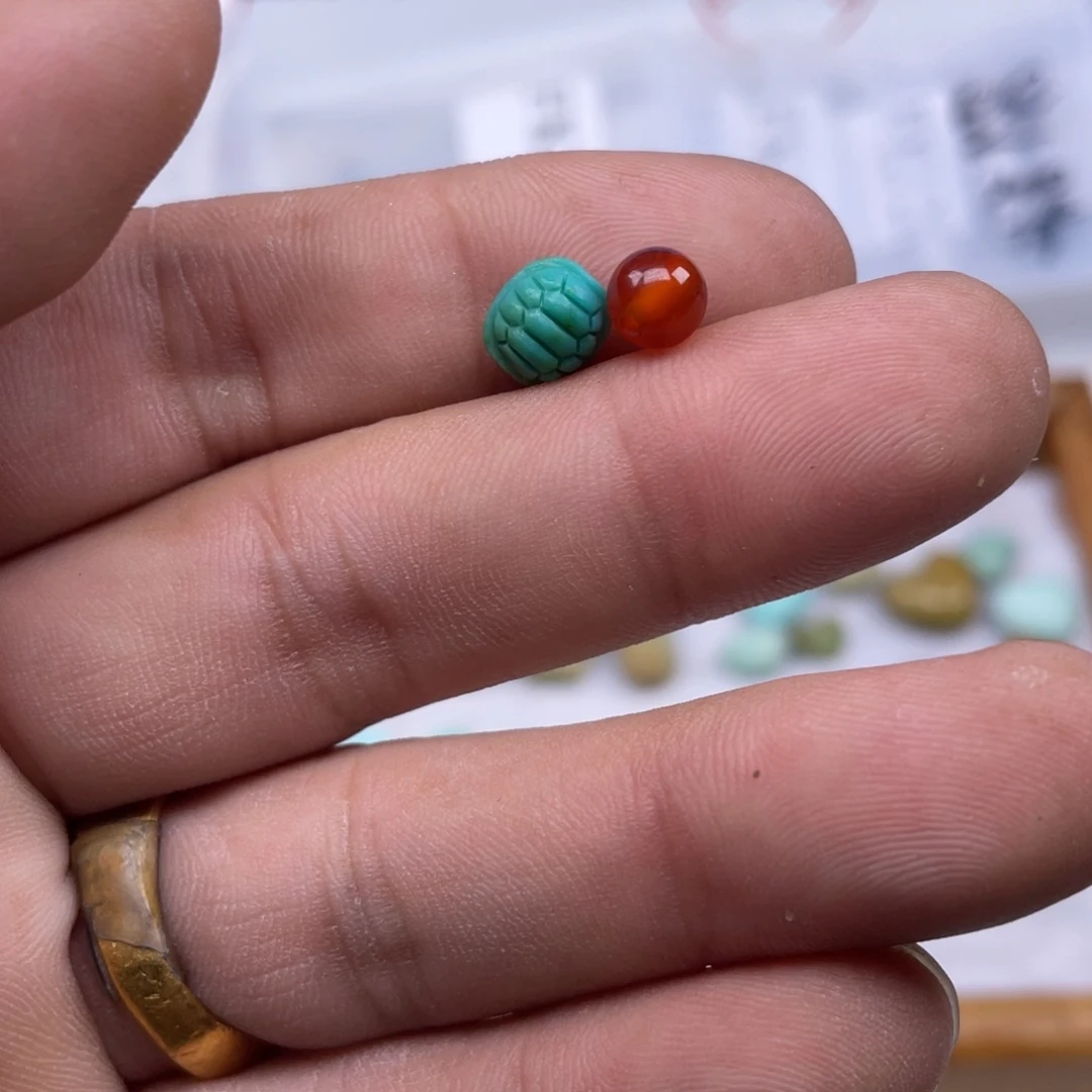 颈饰未镶嵌南红玛瑙136