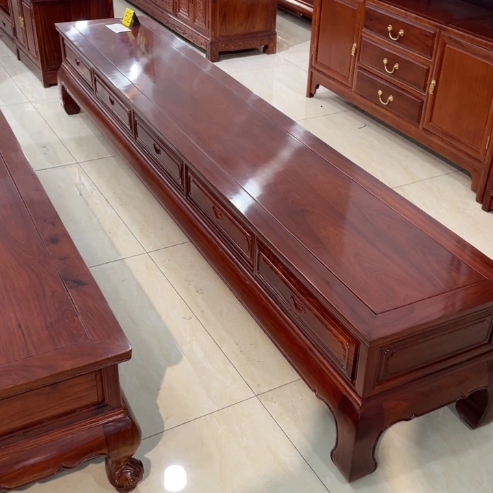 小***河储物柜花梨木类刺猬紫檀256-46-44电视柜样品