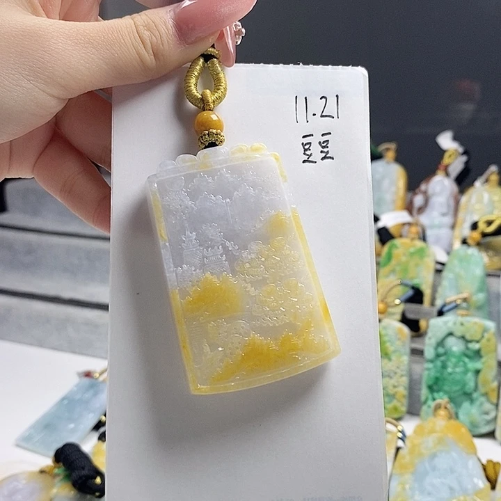 颈饰未镶嵌翡翠啊****收,