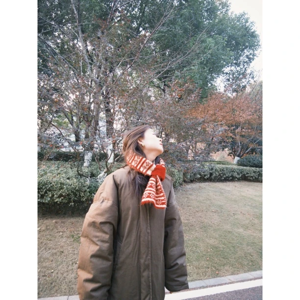 【慵懒冬日】日韩复古咖啡色羽绒服90白鸭绒