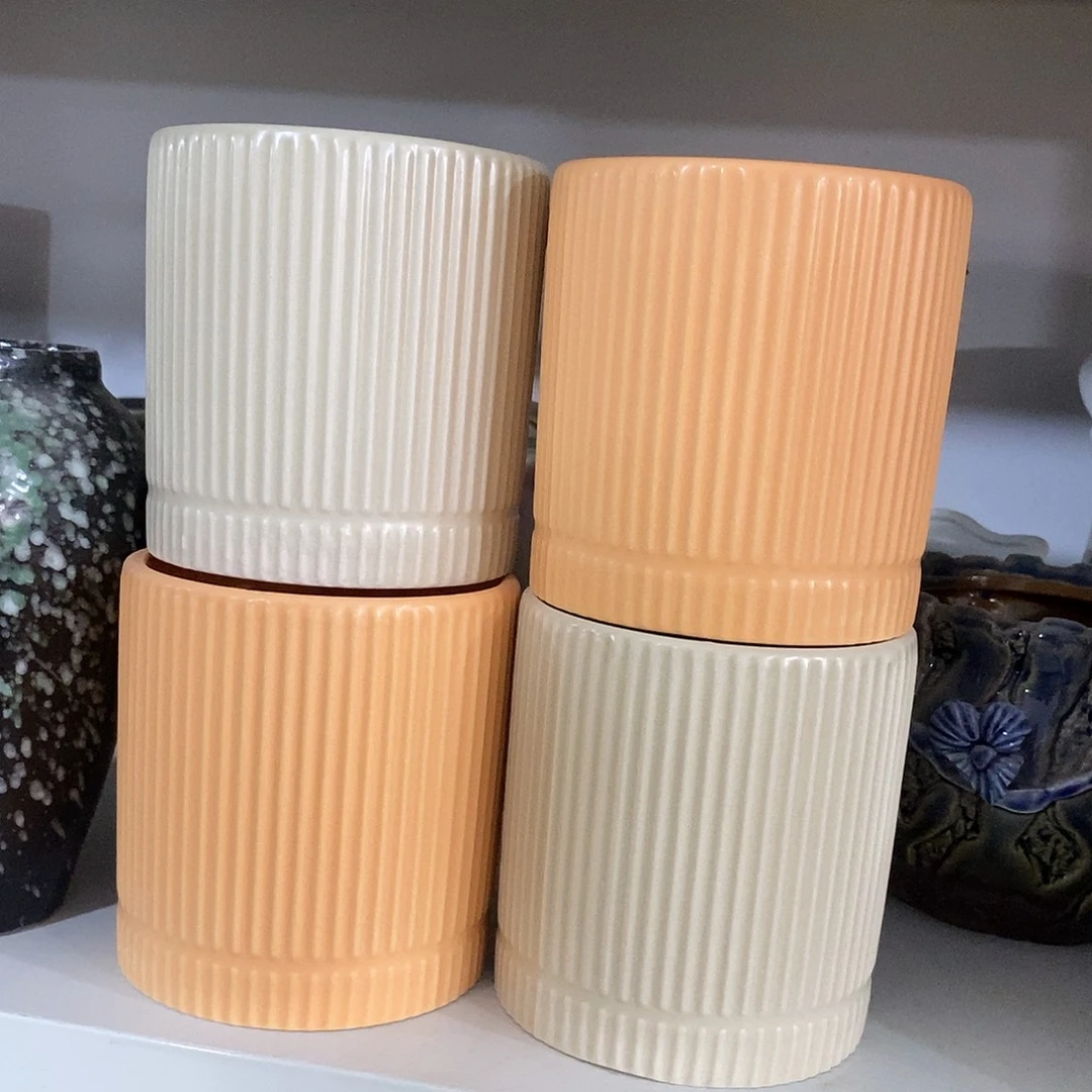 陶杯子陶盆有孔 瑕疵介意勿拍