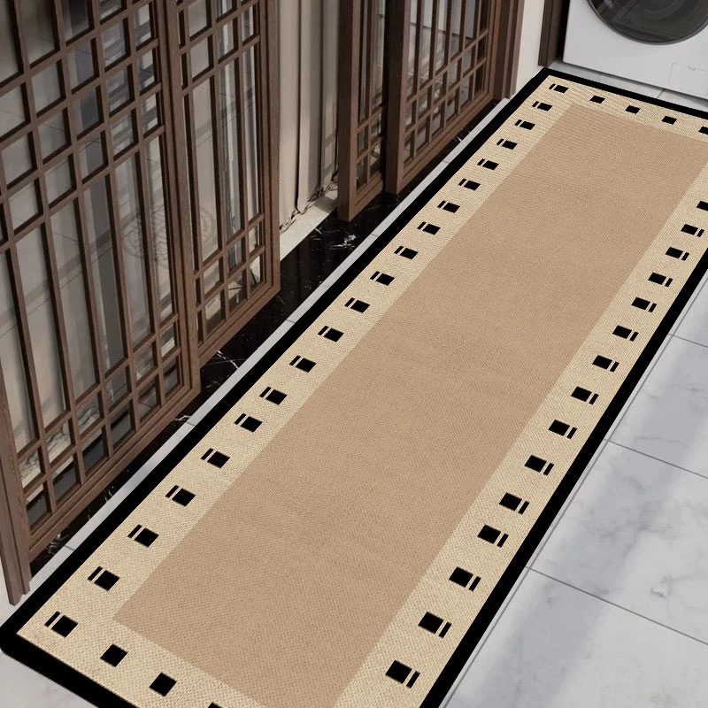 X157-8【60*200cm】硅藻泥阳台飘窗床边地垫移门长条吸水地毯门垫