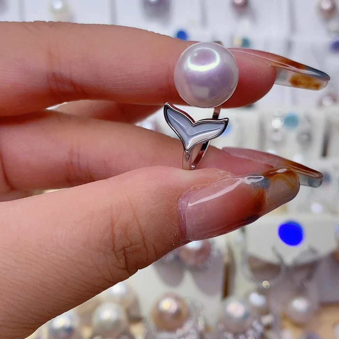 淡水珍珠未镶嵌戒指