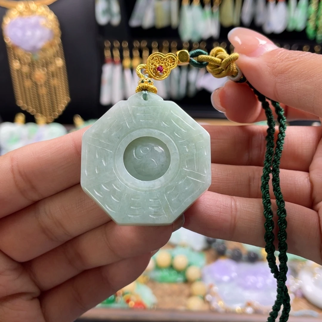 颈饰未镶嵌翡翠代编织