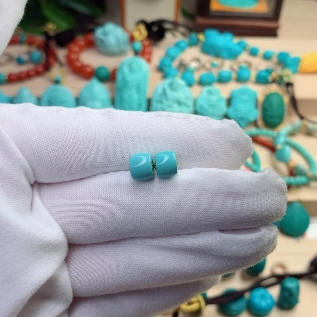 绿松石未镶嵌配珠卡7J****y