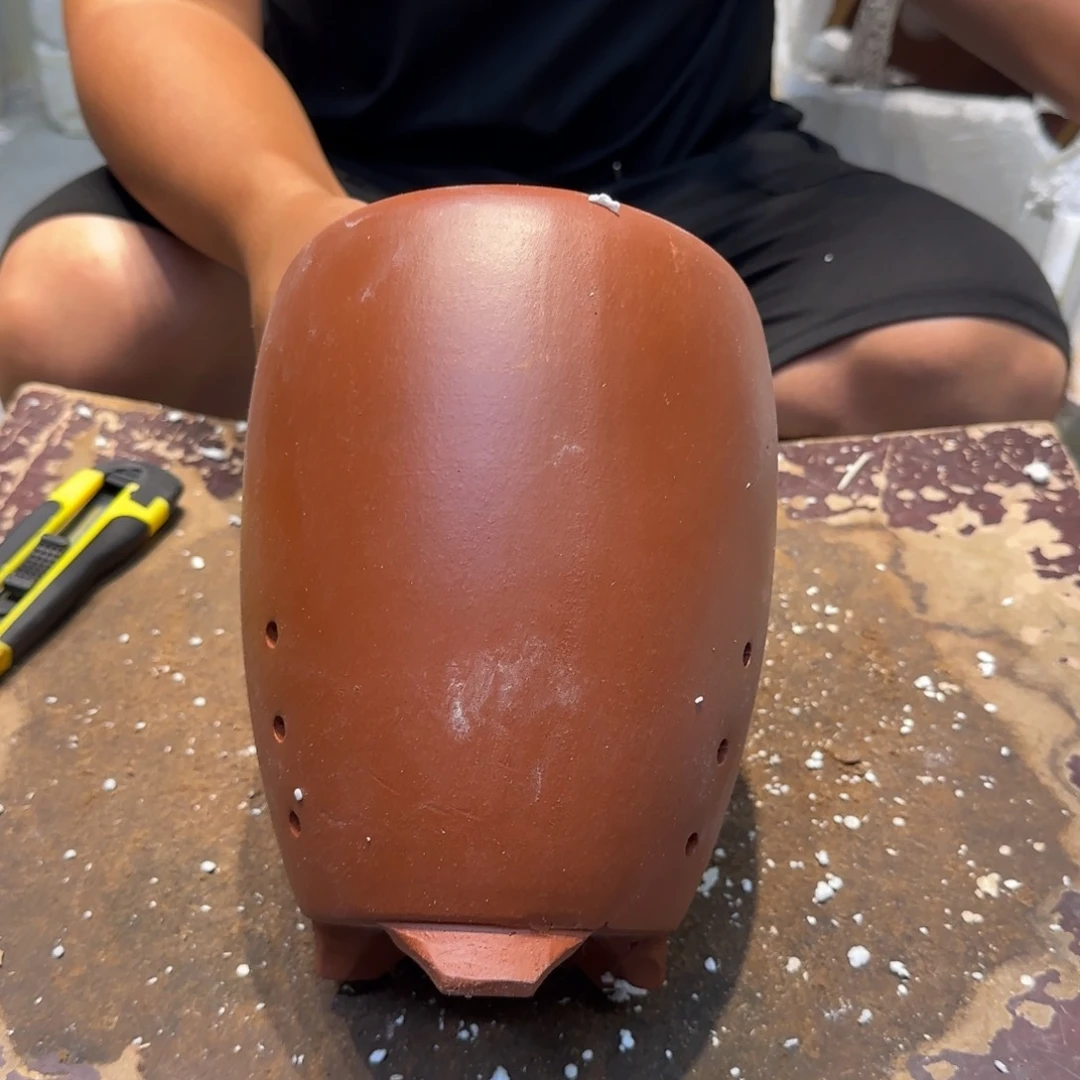 紫砂花盆口径15厘米