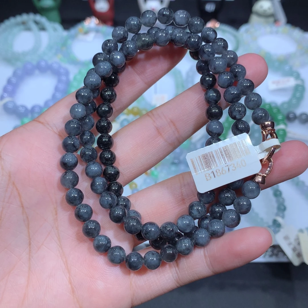 翡翠未镶嵌手串天然