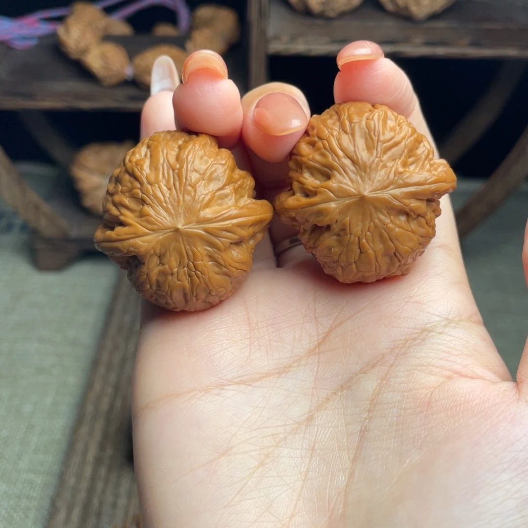 文玩核桃吊坠铁锤36 全品打底精配毕业红皮