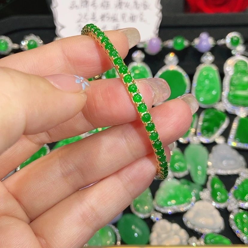 【闪购商品】未镶嵌手链翡翠天然翡翠