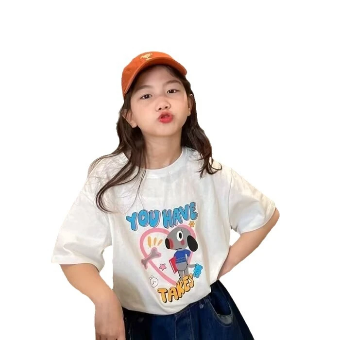 t恤休闲夏装童夏季潮流童装2025年衣服儿童体恤短袖新款上衣半袖