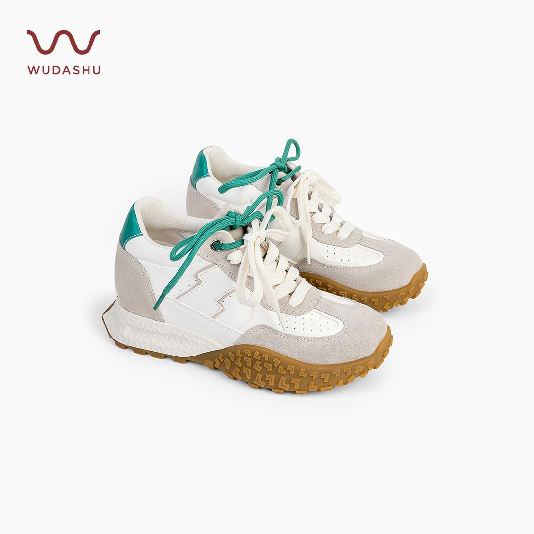 吴大叔2025年原创气垫厚底老钱风德训鞋灵珠百搭潮款琥珀流光女鞋