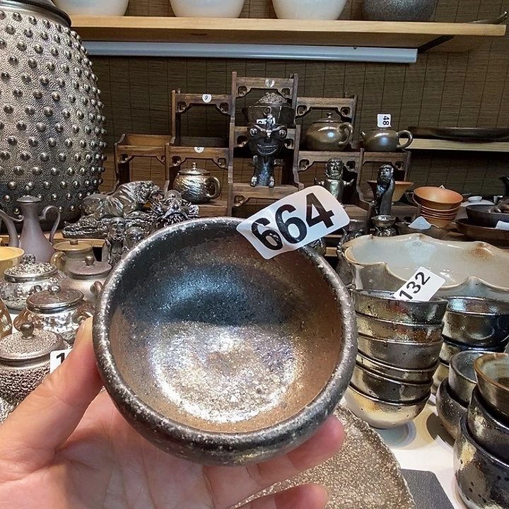 高温柴烧陶泥主人杯