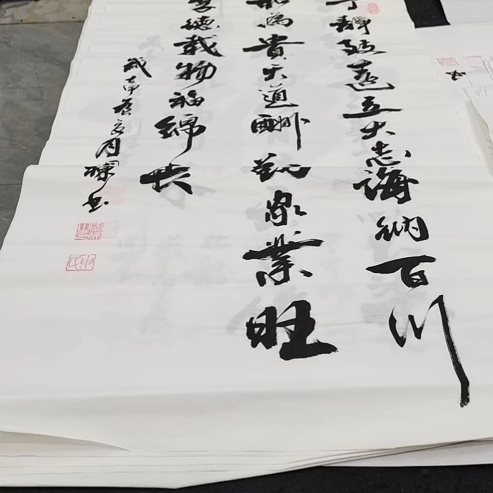 翰墨申国栋老师作品一副