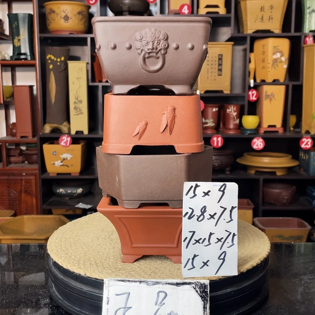 紫砂D-婉秋紫砂花盆