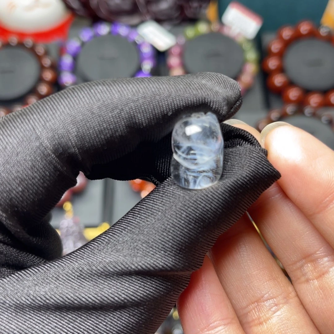 手链水晶未镶嵌蓝针九尾狐吊坠