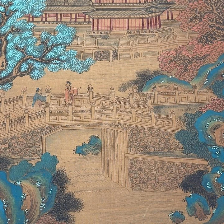 用****9山水图挂画装饰挂画