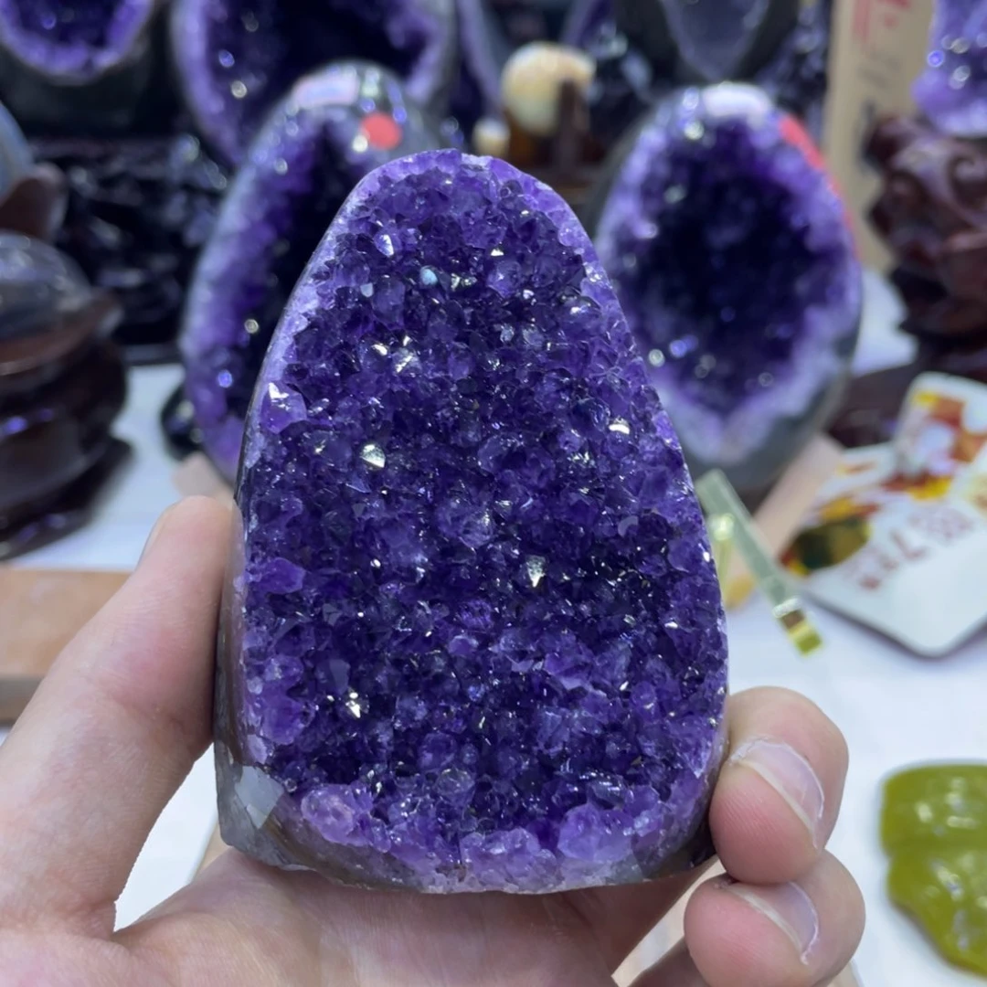 紫晶珠宝半成品未镶嵌