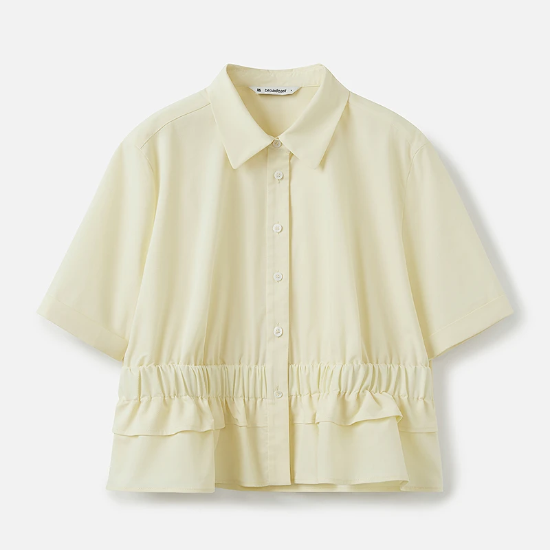 播broadcast经典翻领衬衫DDS2CD5923