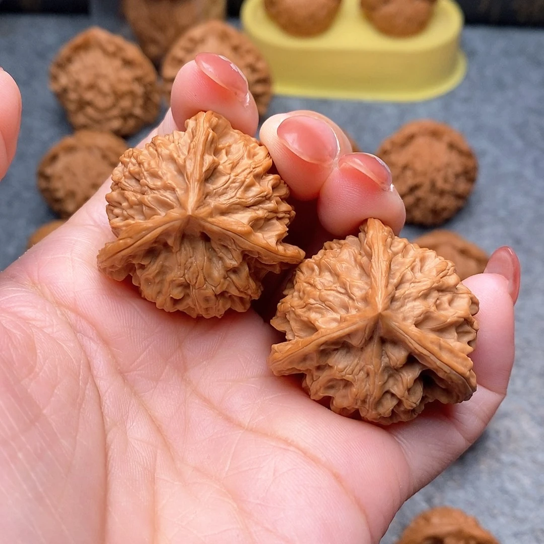 文玩核桃把件裴*安精品特价盘山三棱37全品