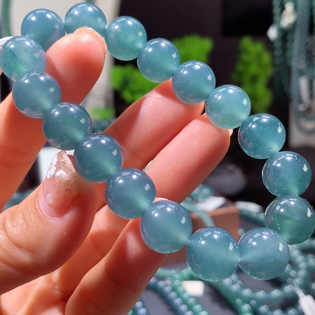 翡翠未镶嵌手链天然a货翡翠手串10mm