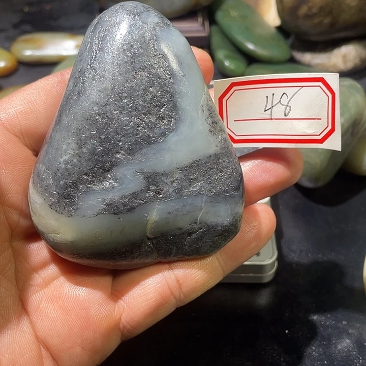 和田玉未镶嵌颈饰48