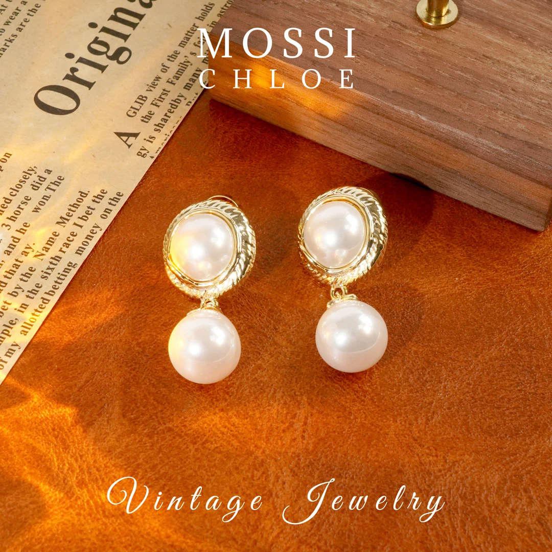 C1446【谜之优雅】CHLOE MOSSI 限定 耳钉