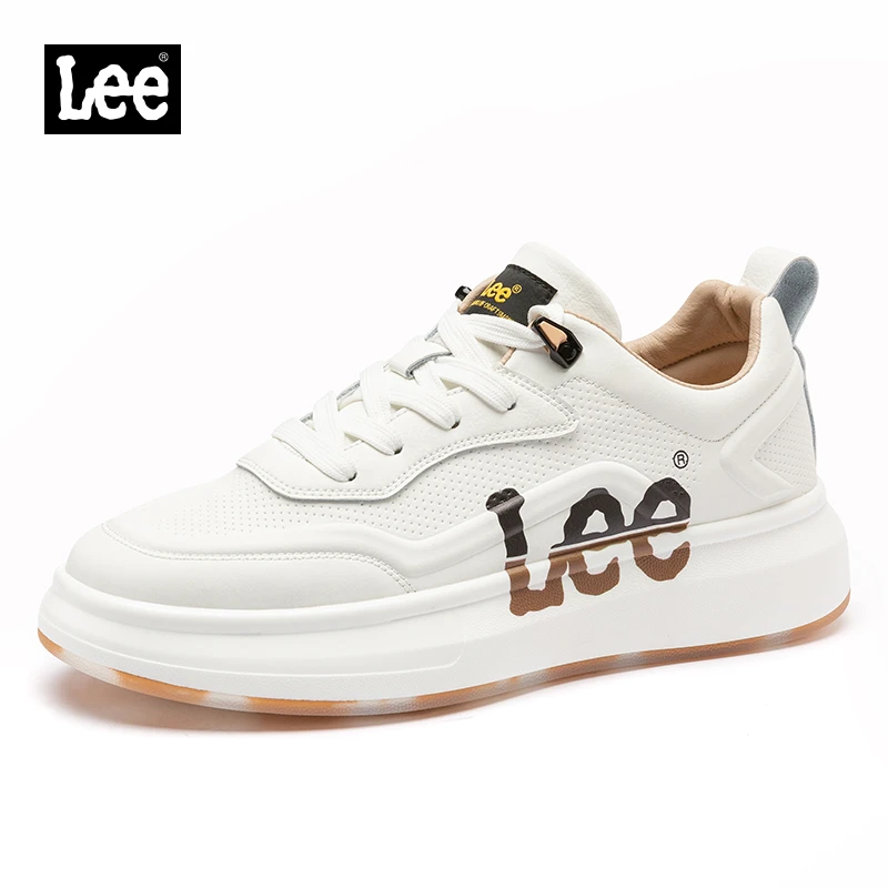 LEE休闲板鞋2025秋冬季新款增高厚底男款时尚百搭潮鞋低帮小白鞋