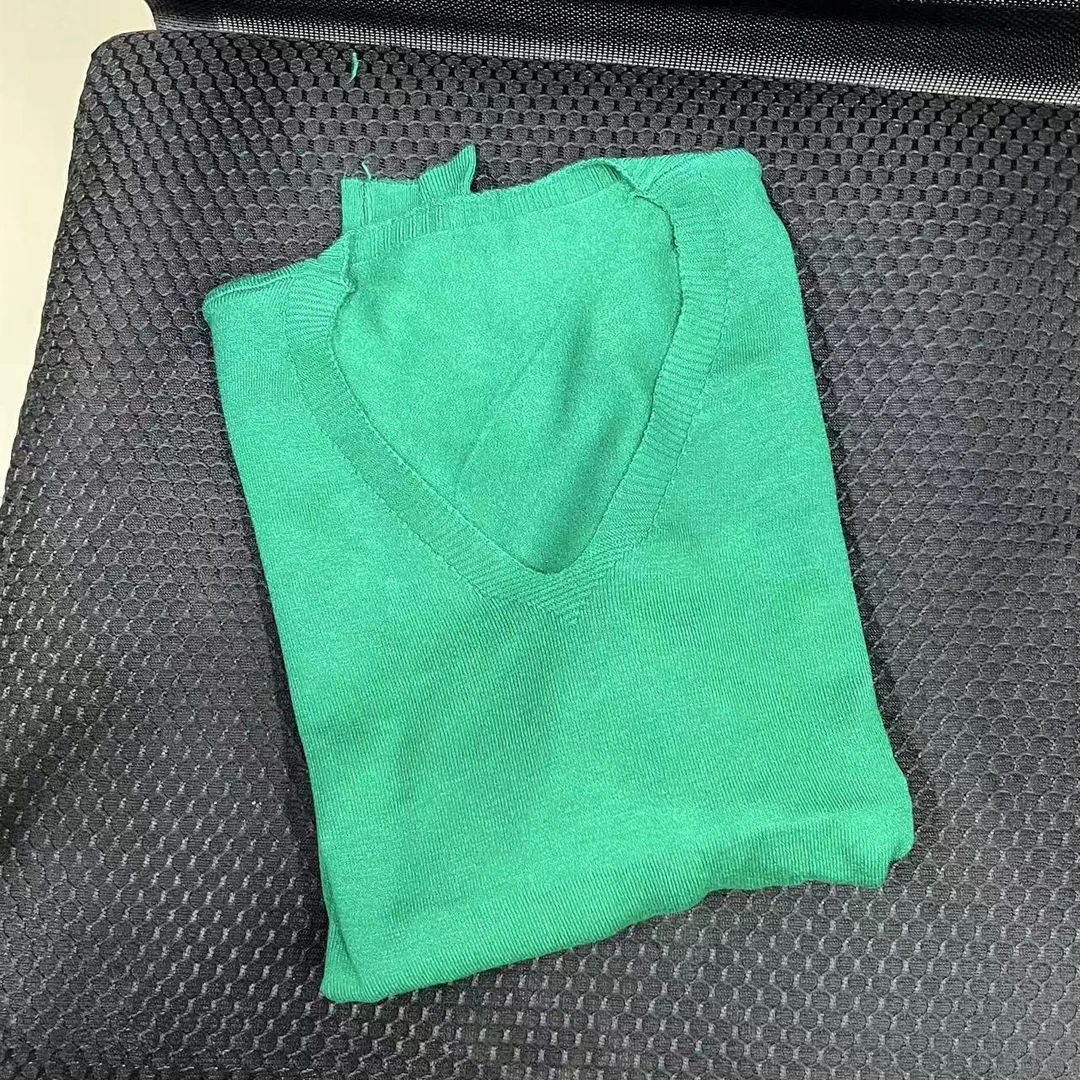 954长袖v领时尚百搭针织