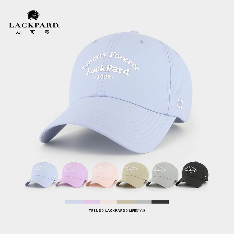 【时尚百搭】新品速干半软LACKPARD夏天鸭舌帽透气棒球帽休闲遮阳帽