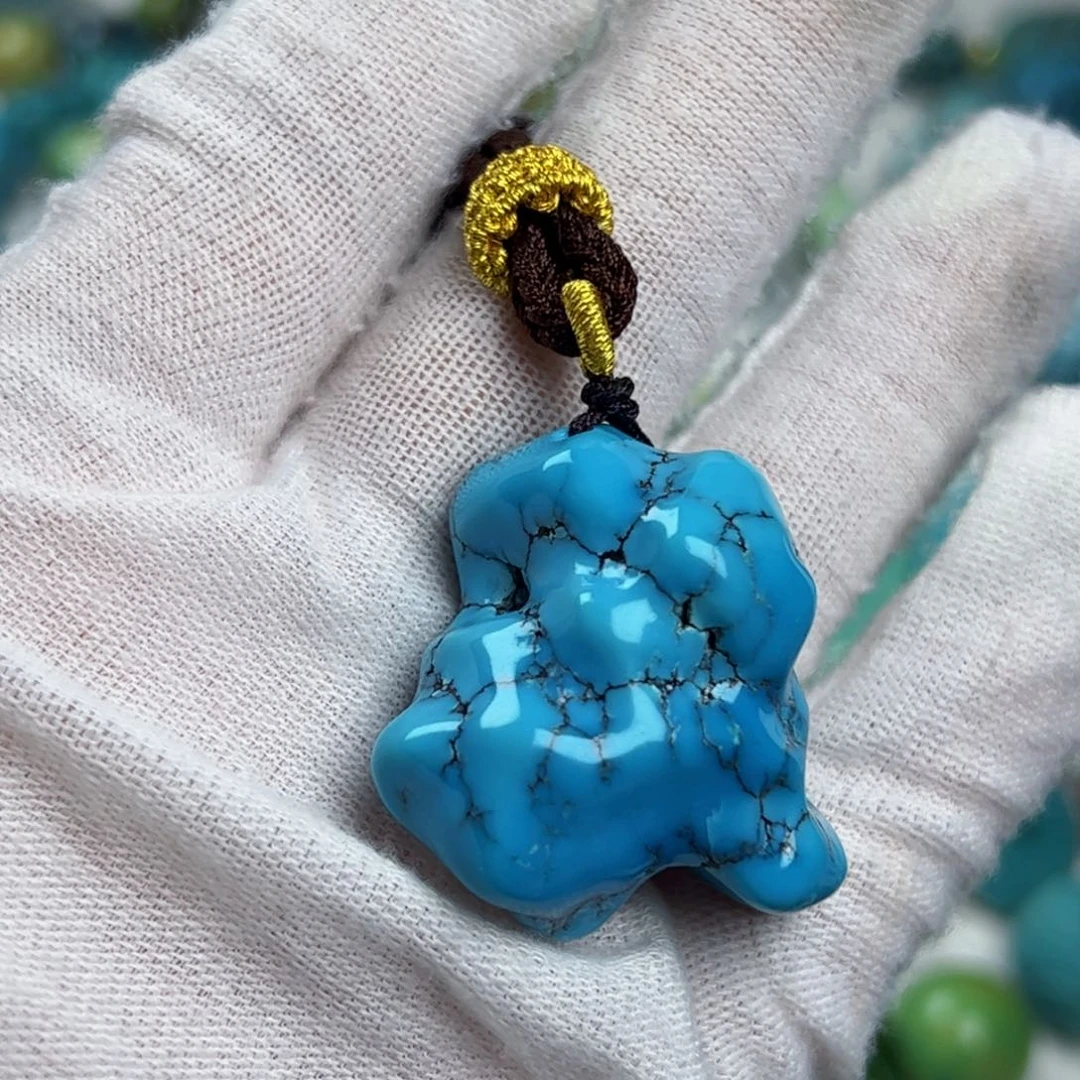 未镶嵌绿松石珠宝奇石