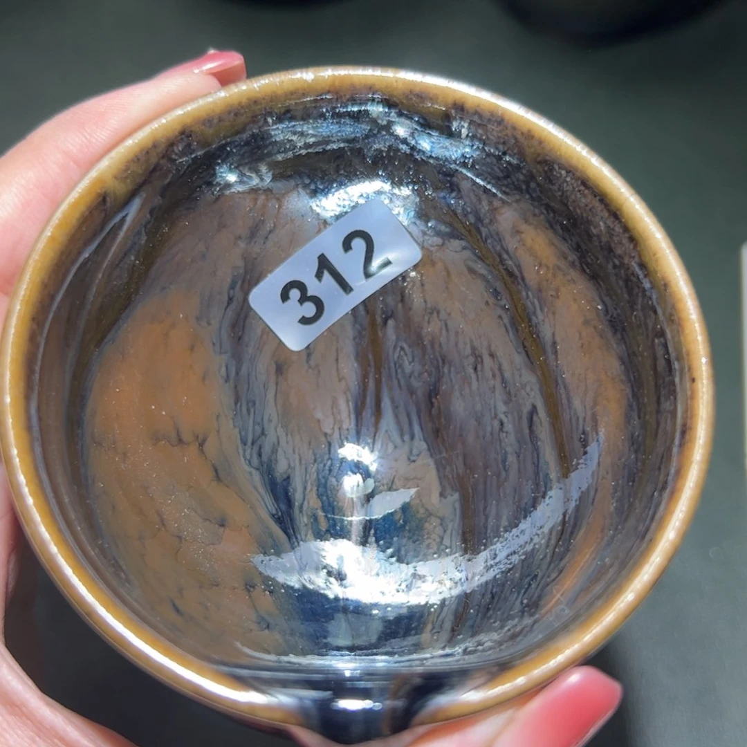 茶盏全手工原矿原釉建盏