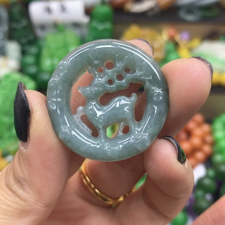 翡翠未镶嵌手链项链31