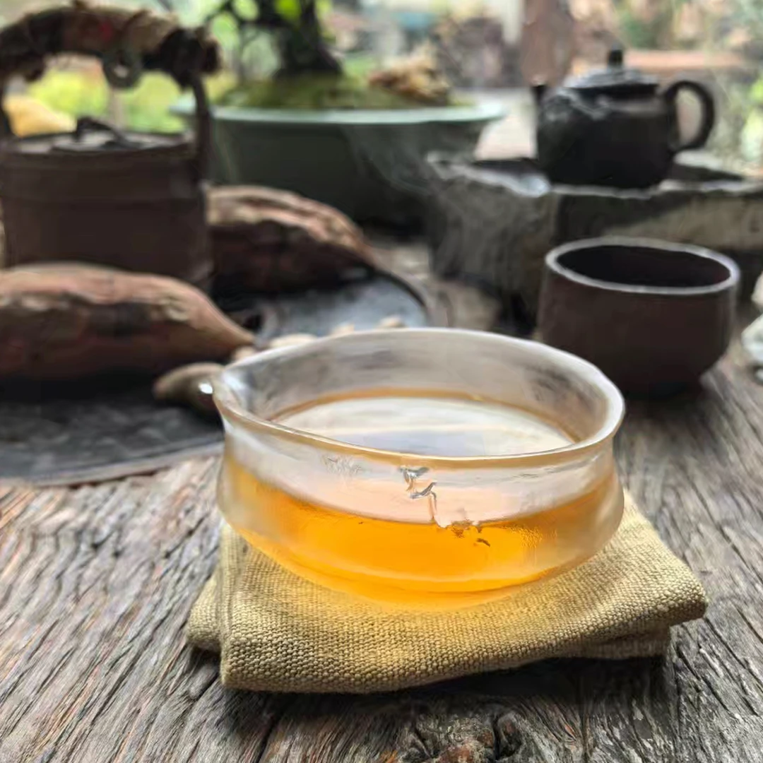 【晴安茶集】琉璃公道杯高档轻奢茶室茶巾茶垫家用分茶,劵链接勿拍!