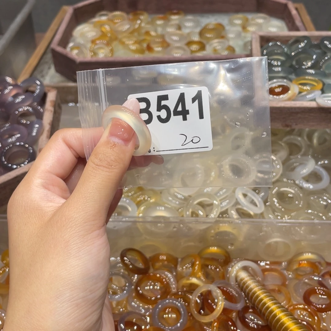 玛瑙/玉髓未镶嵌戒指541