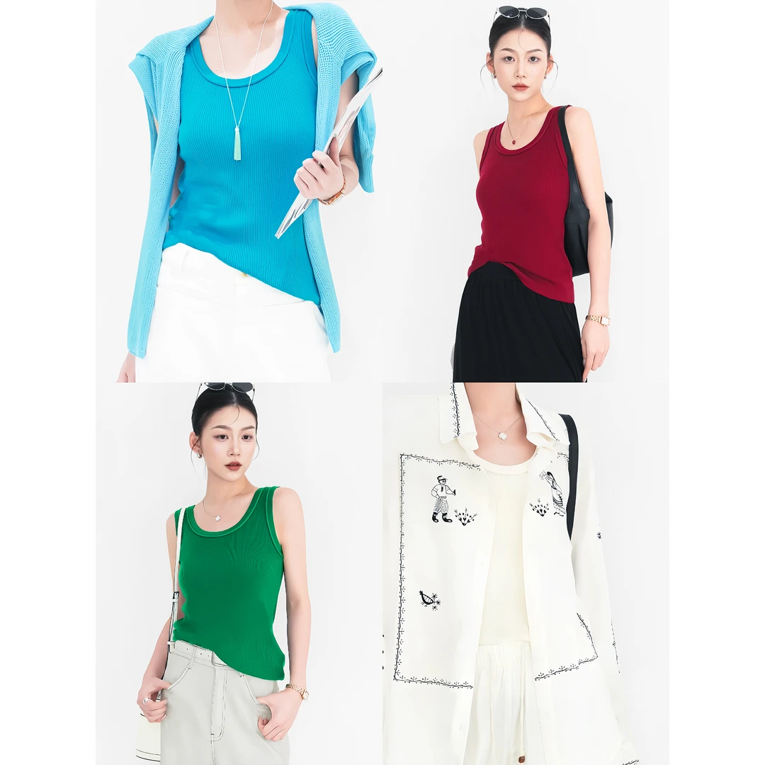 Nietzsche｜云柔针织背心｜羊毛混纺 时尚百搭显瘦 坎肩背心81018