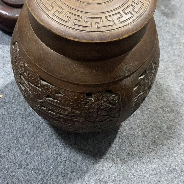 竣***哥紫砂茶壶陶瓷摆件爱好者摆件